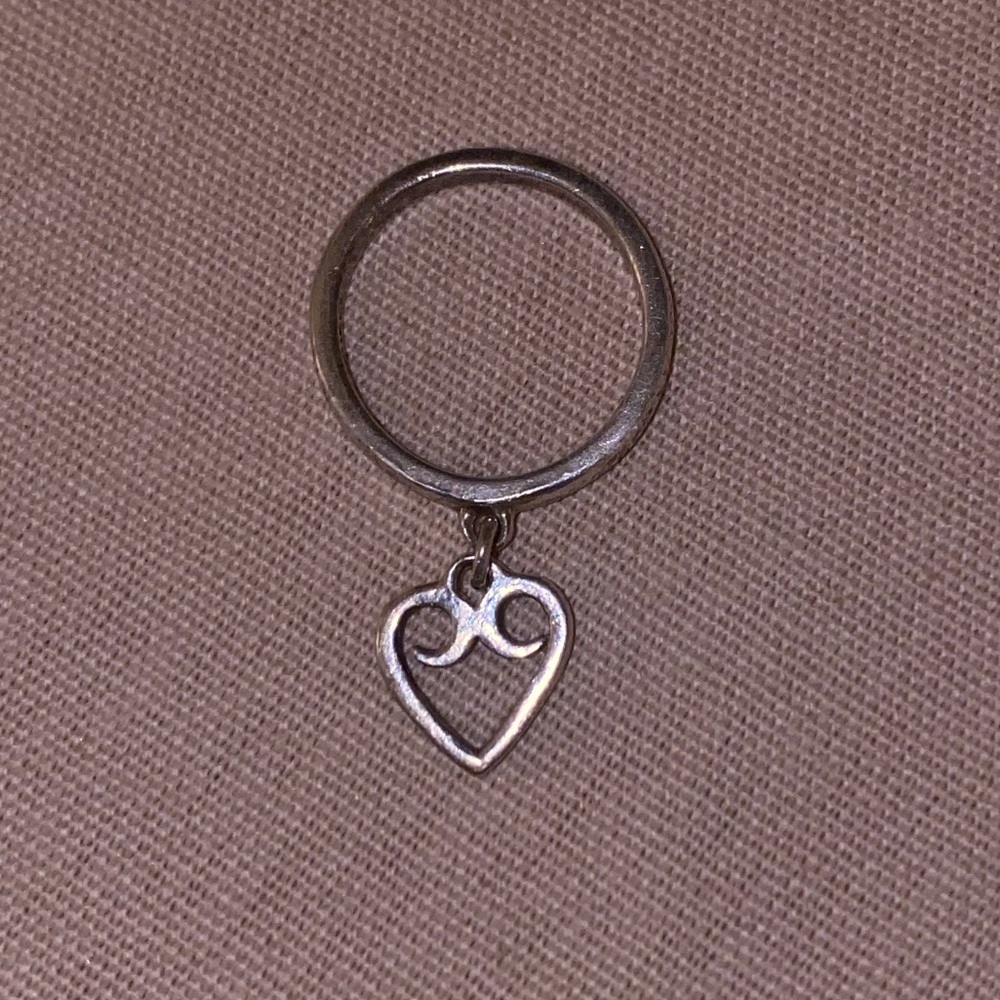 James Avery Heart Pendant Ring
